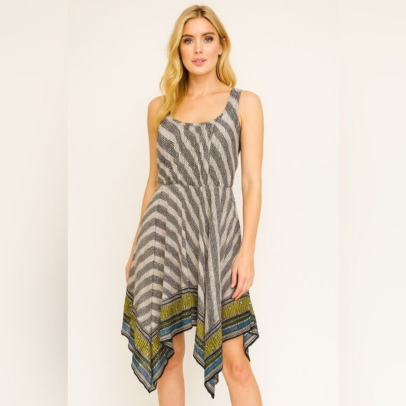 Urban Outfitters “Ecote” Printed Hanky Chiffon Dress - Picture 1 of 9